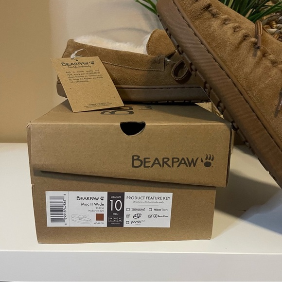 BearPaw Brown Men's Loafers with Soft Lining - Picture 7 of 8